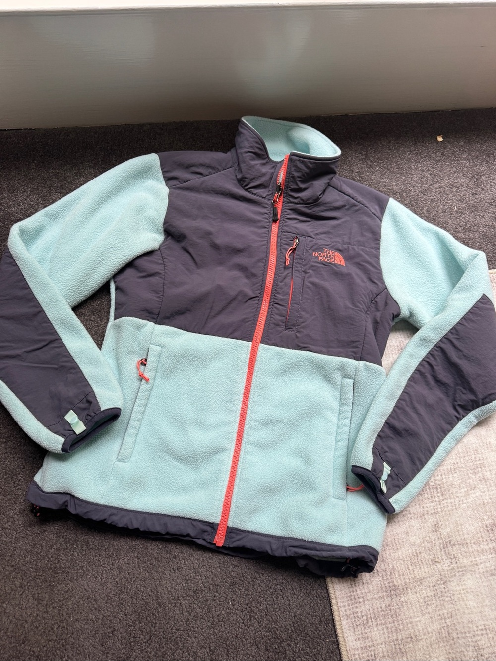 The North Face Denali Women’s Full Zip Jacket Light Blue Navy S